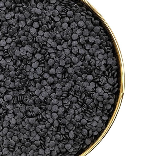 NIPEOR Rainbow Sprinkles Black Confetti Sprinkles 3.53oz/100g Edible Sprinkle Topping Confetti Sprinkles, Round Sprinkles for Cake Decorating,Cupcake Candy Sprinkles, and Ice Cream Toppings (Rainbow Confetti Black)