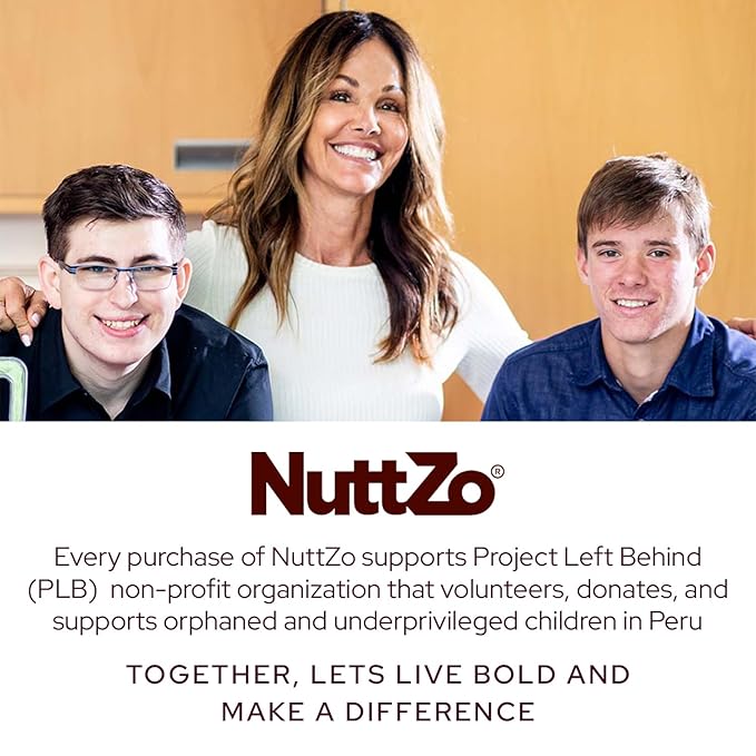 NuttZo Churro Nut & Seed Butter – 16oz | Cashew Butter Blend with Walnuts, Almonds, Chia Seeds, Cinnamon, Honey & Churro Chips | Gluten-Free, Non-GMO