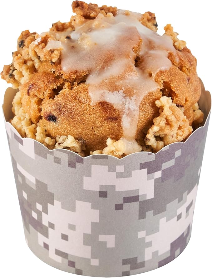Panificio 3 Ounce Cupcake Wrappers, 200 Scalloped Baking Cups - Oven-Ready, Greaseproof, Assorted Paper Cupcake Liners, Disposable, For Birthdays, Baby Showers, Or Weddings - Restaurantware