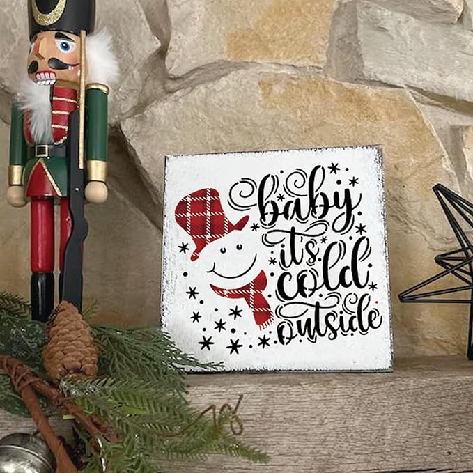 Christmas Stencils for Painting on Wood Reusable Snowflake Large Merry Christmas Pine Tree Nativity Holiday Stencil Snow Templates for Wood Sign Window Floor Crafts Doormats(Christmas Words)