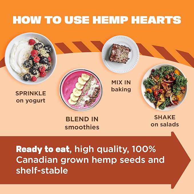 Manitoba Harvest Hemp Hearts, Shelled Hemp Seeds - 24oz - 10g Plant Protein & 12g Omega 3 & 6 per 30g serving - Easy to Digest with 9 Amino Acids - Gluten Free, Non-GMO Project Verified