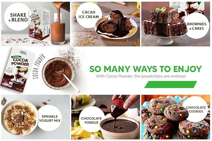 Grevista 100% Pure Cocoa Powder – Unmistakably Premium Quality | Bronze & Silver Medal-Winning | 235mg Natural Polyphenol | Organic, Unsweetened, Heavy Metal-Free, 33 Servings cacao powder