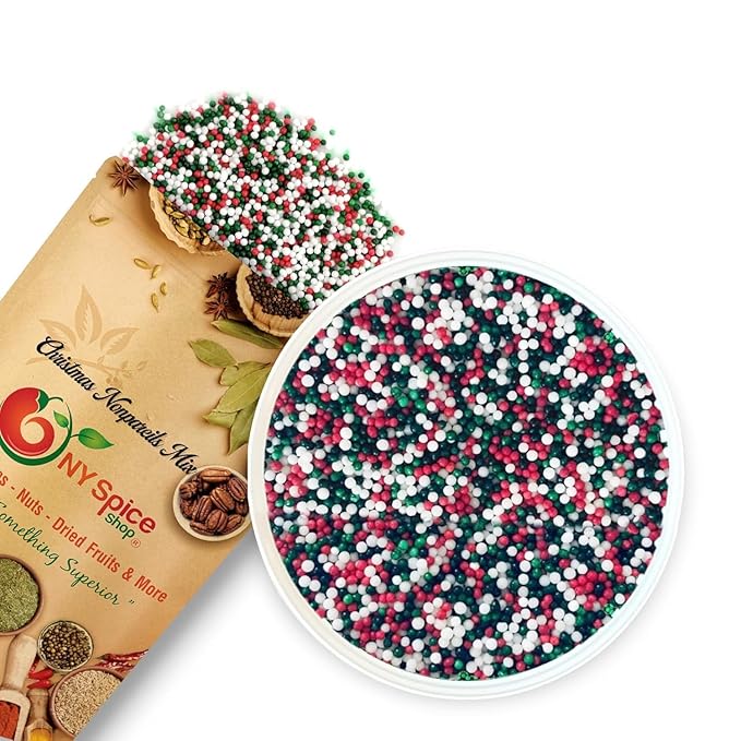 NY Spice Shop Mix Color Nonpareils Sprinkles - 5 Pound Non Pareil Sprinkles - Sprinkle for Party Decorations and Cookies
