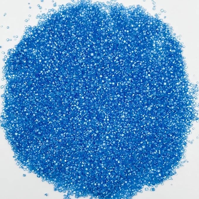Sentovac Blue Sanding Sugar Sprinkles | Edible Blue Sprinkles for Cake Decorating | 1 Bottle 3.2oz Cookie Decorating Celebrations Wedding Shower Party Chirstmas Supplies