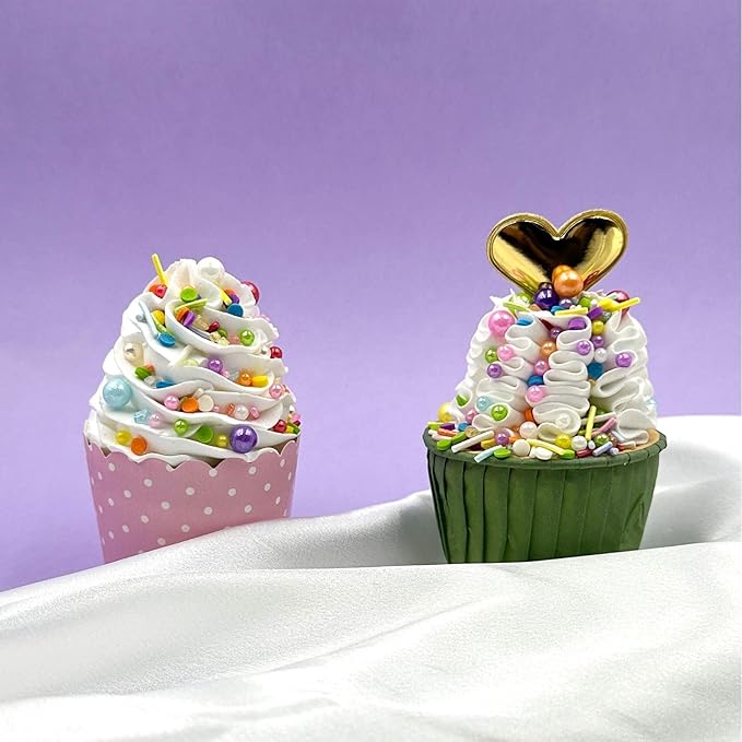 Rainbow Sprinkles for Cake Decorating, 4.6Oz Pastel Jimmies and Pearls Sprinkles Mix for Donut Cookie Baking Brownies Cupcake Ice Cream Toppings
