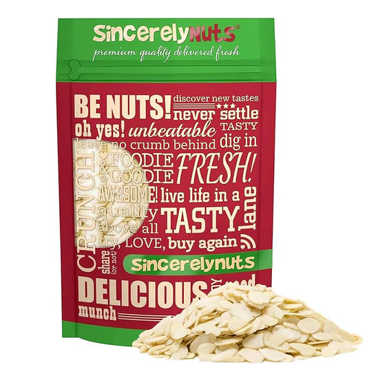 Sincerely Nuts – Raw Blanched Sliced Almonds | 2 Lb. Bag | Delicious Guilt Free Snack | Low Calorie, Vegan, Gluten Free | Gourmet Kosher Food | Source of Fiber, Protein, Vitamins and Minerals