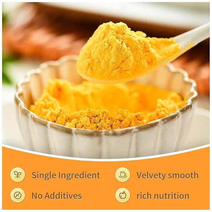 GaoGaoFen Pumpkin Powder,9.87oz/280g,100% Pure Pumpkin,Natural Vegetable Powder,Superfood for Baking,Drinks,Smoothies,No Additives