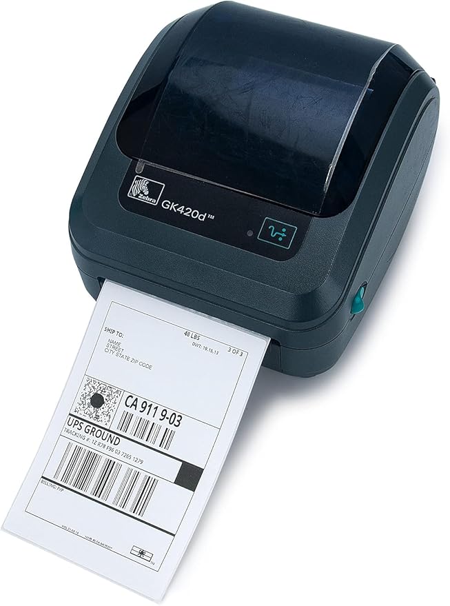 L LIKED 4000 4x6 Thermal Labels Fanfold, Direct Thermal Shipping Labels - Perforated and Strong Adhesive