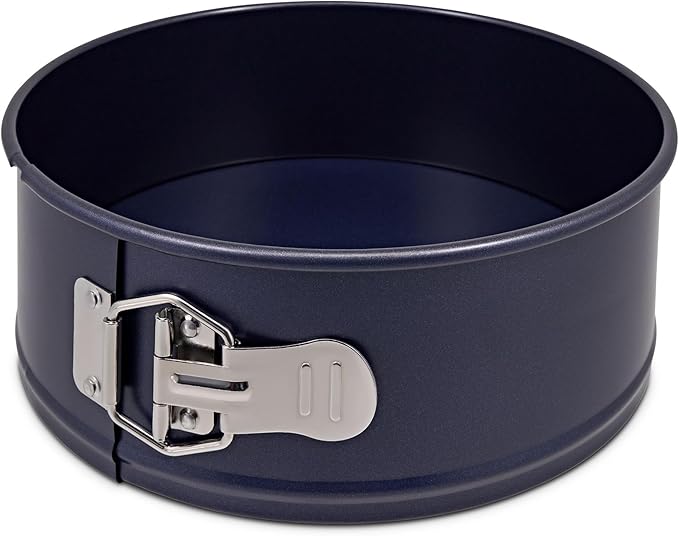 Zyliss E980194 Non-Stick Springform Cake Tin | 23cm/9in | Carbon Steel | Dark Blue | Baking Tin/Bakeware/Cake Mould | Dishwasher Safe | 5 Year Guarantee