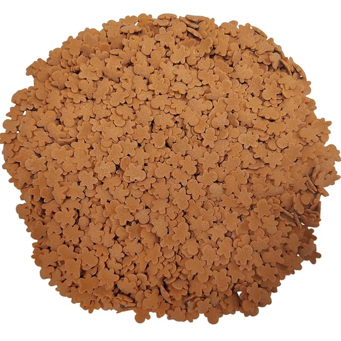 Homankit Christmas Sprinkles for Cake Decorating, Gingerbread Man Confetti Sprinkles, Edible Holiday Sprinkle for Cupcake Toppers Baking Cookie Ice Cream Dount Dessert Decoration 3.5oz