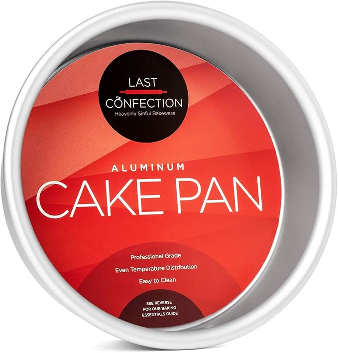 LAST CONFECTION 6" x 2" Aluminum Round Cake Pan - Professional Bakeware