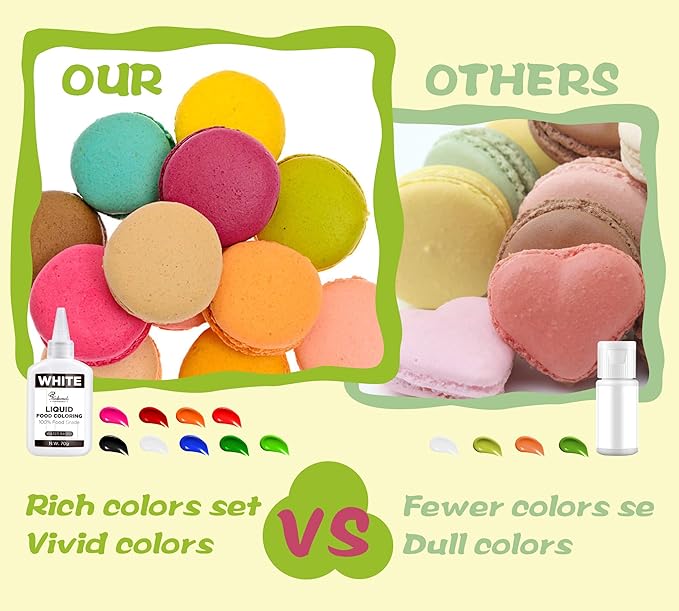 Liquid Food Coloring (Pink), 70g × 3 Bottles Food-Grade Concentrated Flavorless Dye Set, Vibrant Dye for Baking Cookies, Cake Decorating, Fondant, Easter Eggs, Icing & DIY Projects