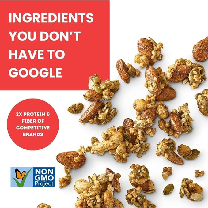 Purely Sprouted Chili & Black Pepper Snack Mix: Vegan, Gluten-Free, and Non-GMO Blend for a Healthy Crunch! (4 oz, 6 pack)