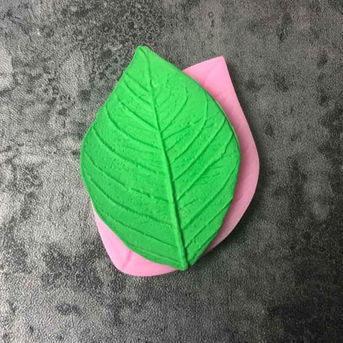 Leaf Silicone Mold Rose Flower Fondant Molds DIY Cake Decorating Tools Sugarcraft Candy Resin Clay Chocolate Gumpaste Moulds (6PCS/lot)