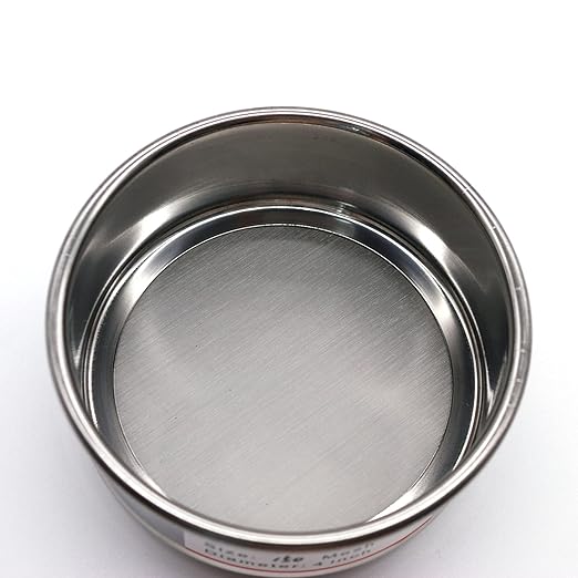 LABALPHA 90 Mesh Lab Sieves, Test Sieve #90 Mesh, 4'' Diameter, 304 Stainless Steel Wire Cloth (0.17mm)
