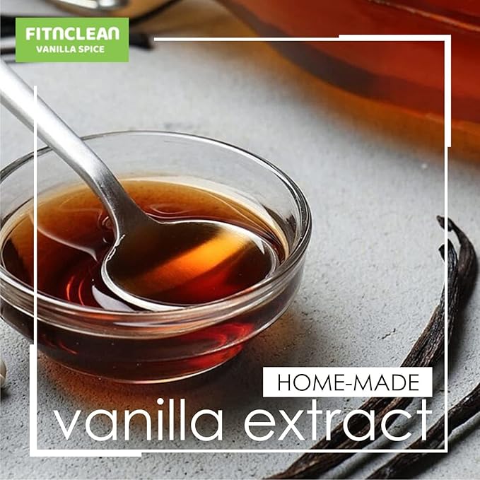 4oz Organic Madagascar Vanilla Beans Grade A. Certified USDA Organic. 6"-8" by FITNCLEAN VANILLA. Bulk for Extract, Cooking and Baking by the Weight 0.25 Pound (1/4Lb) Bourbon Fresh NON-GMO Pods.
