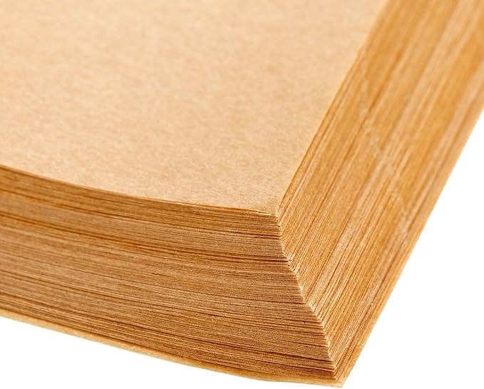 Juvale Parchment Paper Sheets - 200 Pack, 12 x 16 in, Unbleached Brown - Nonstick Half Sheet Pan Liners & Parchment Paper for Baking - Disposable Air Fryer Liners for Grilling & Steaming