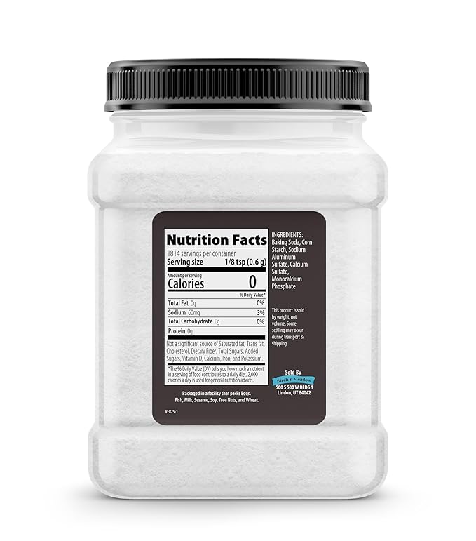 Birch & Meadow Baking Powder, Leavening Agent, Fluffy Texture