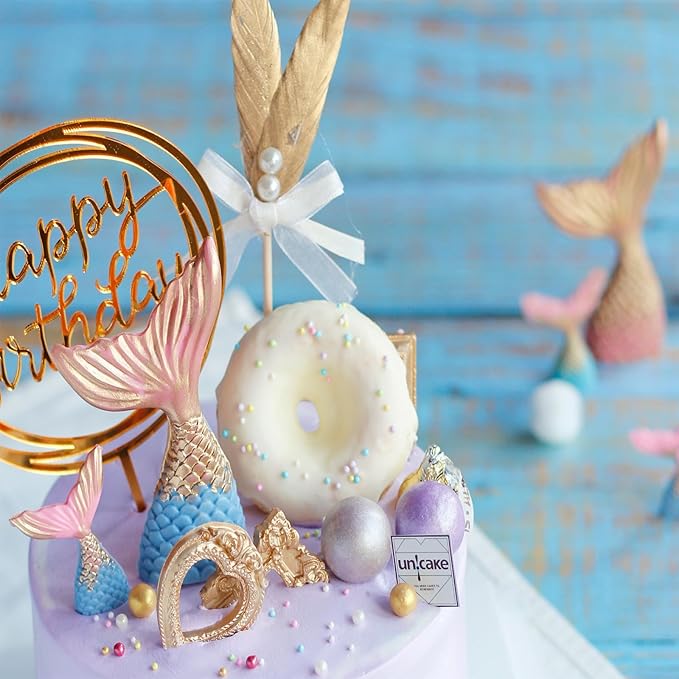 Sentovac Anchor Sprinkle Edible Cake Decorating Ocean Sprinkle Anchor Dolphin Knife Pearl Candy Mix Blue Sprinkle for Cake Cupcake Topper Cookie Baking Decorations Sea Theme Party Birthday Supplies