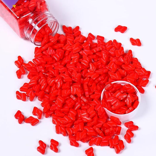 Christmas Red Socks Sprinkles for Cake Decorating, Red Sprinkles Perfect for Cupcake Toppers Wedding Party Valentines Halloween Christmas Supplies 3.52 Ounce