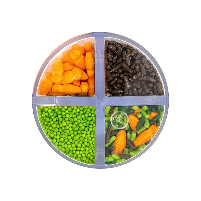 Mystic Sprinkles 4 Cell Sprinkle Assortments (Carrot Patch, Petite)