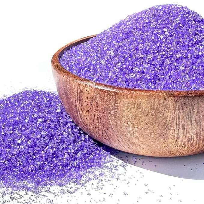 NY Spice Shop Lavender Sanding Sugar - 3 Pound Sweet Edible Sprinkles for Party Decorations, Cake, Cupcakes, Cookies Toppings & Dessert Dishes - Colorful Sugar Sprinkles for Party Favors & Baking Treats
