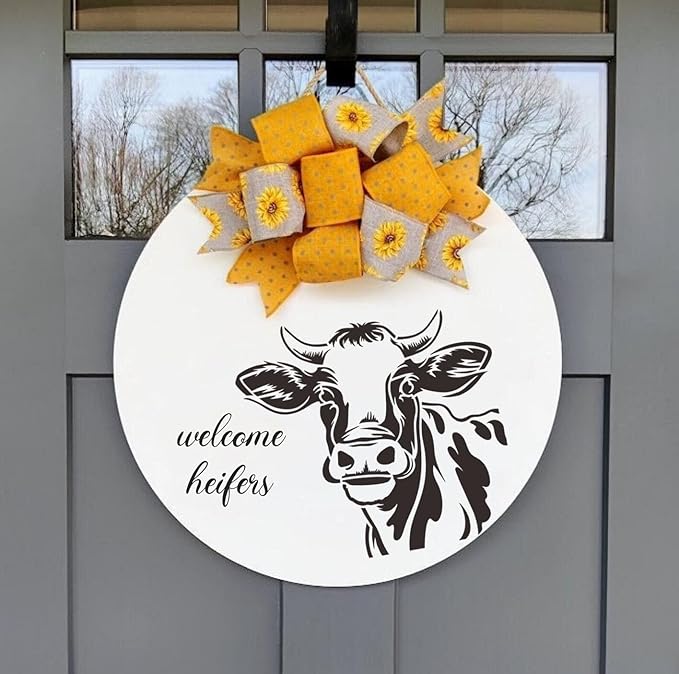 Animal Wood Burning Stencils for Painting Cow Stencil Reusable Farmhouse Stencils for Crafts T-Shirt Fabric Wood DIY Decor