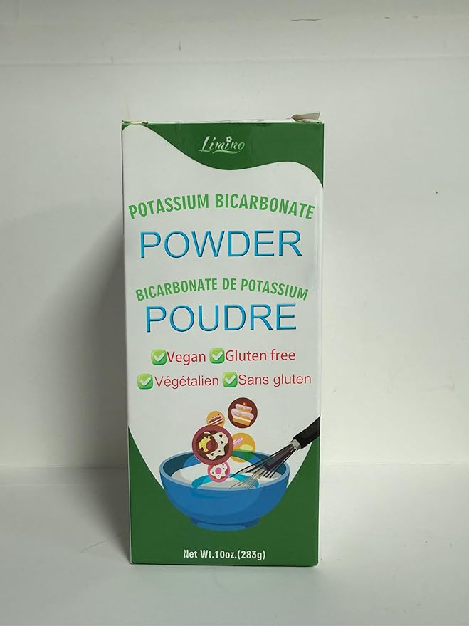 10oz Potassium Bicarbonate, Pure Food Grade Potassium Bicarbonate Powder for Plants, Cakes, Winemaking, Snacks, Potassium Bicarbonate Baking Powder for Leavening, Cookies, and More
