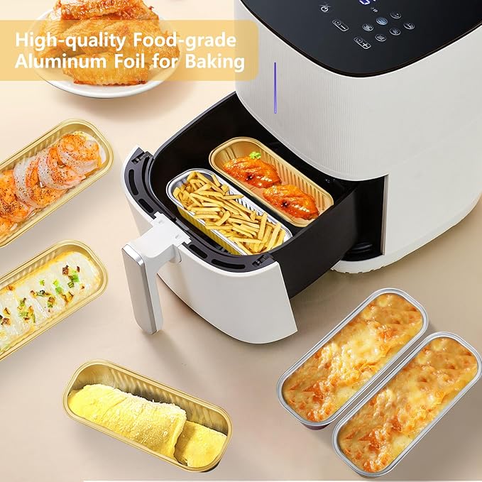 Ruckae 120 Pack Mini Loaf Pans with Lids and Spoons Stickers Disposable Aluminum Tin Foil Pans Rectangle Mini Loaf Cake Pan for Baking,Party,Picnics,Gifts(Mixed Color)