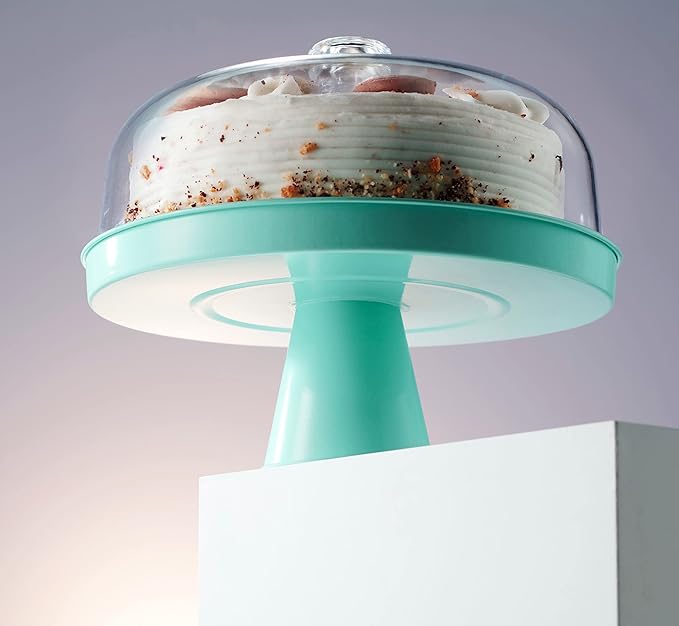 Table Concept Cake Stand, Footed Cake Stand with Lid, Serving Platter, Housewarming Gifts