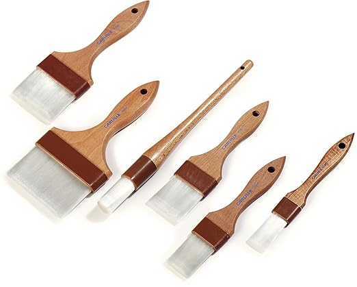 SPARTA 4039800 Nylon Wide Brush, Flat With Nylon Bristles, 3 Inches, Tan, (Pack of 12)