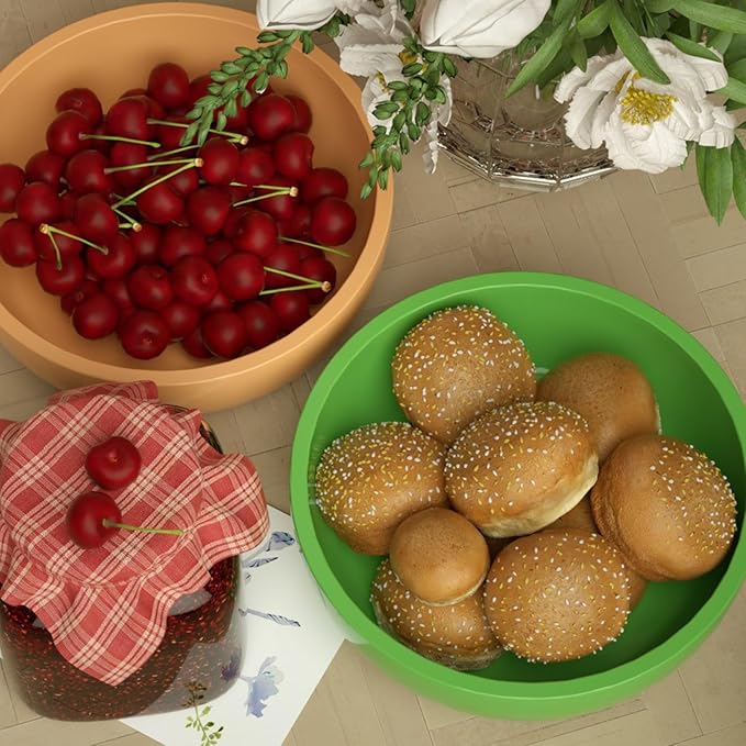Large Round Concrete Flower Pot Mold Plaster Tray Gypsum Storage Bowl Silicone Mold Cement Succulents Planting Pot Mould