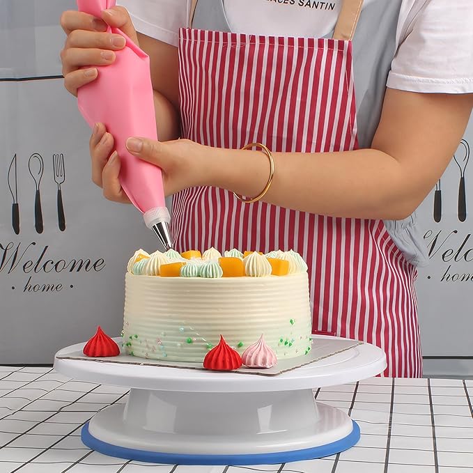 14 Pieces Piping Tips Large, Large Piping Tips Set with Converter and Decorating Bag, Sturdy and Long-Lasting, for Cupcakes, Cake, Cookie and Decorating