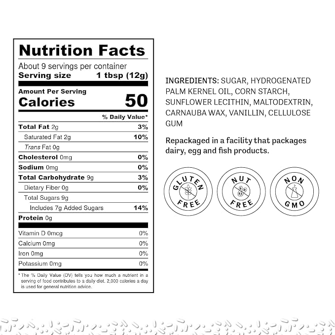 Judee's Gluten Free White Sprinkles - Edible White Cookie Decorations for Cookies & Cupcakes - Cake & Ice Cream Toppings with Peanut & Tree Nut Free Sprinkles - 4 oz, Pack of 1