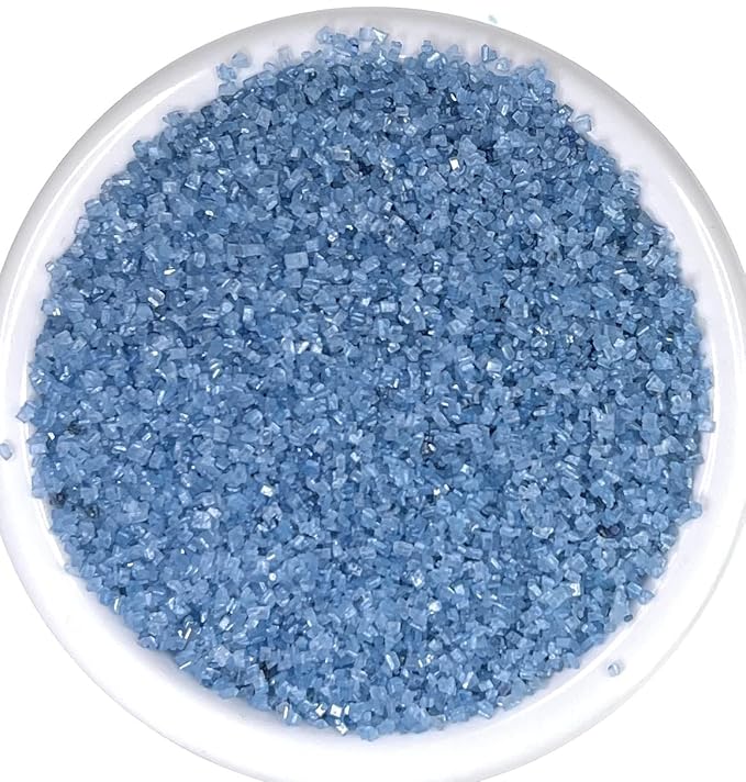 Ultimate Baker - Sanding Sugar, Sky Blue - Vibrant, Naturally Colored Baking & Decorating Sugar, Perfect for Sprinkling on Cakes, Desserts & Confections, Medium Crystal - 8oz