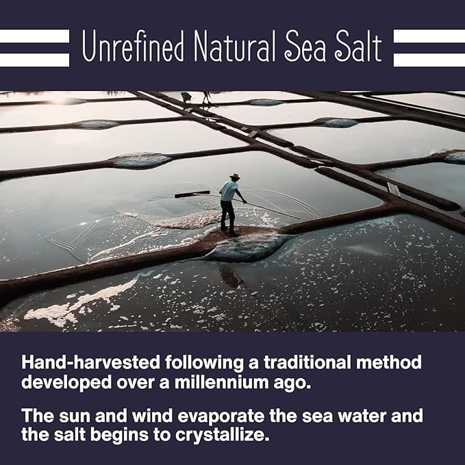 Le Marinier Celtic Salt Organic Fine Ground, 1.1lb - 18oz. Mineral Rich. 100% Natural and Unrefined. French Sea Salt Organic Vital Minerals. Hand Harvested Mineral Salt (1.1lb Fine Ground)