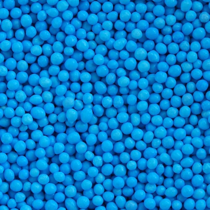 GranAroma Blue Nonpareils, 1 lb, Decorative Sprinkles, Cakes & Cookies, Bakery Staple