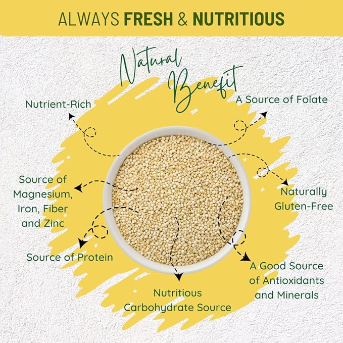 Sunbest Natural Organic White Quinoa, 2-Pack (16 oz each) of Non-GMO, Vegan, Kosher, Gluten-Free – Premium Quality Quinoa Organic Superfood