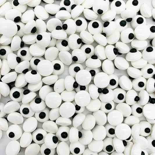 LEBERY Candy Eyeballs Eyes Cake Cupcake Toppers Halloween Sprinkles, Edible Eyes Candy Eyes for Decorating Eyes Sprinkles Edible Eyeballs for Halloween Christmas Baking Cookie Decorations - 3 oz