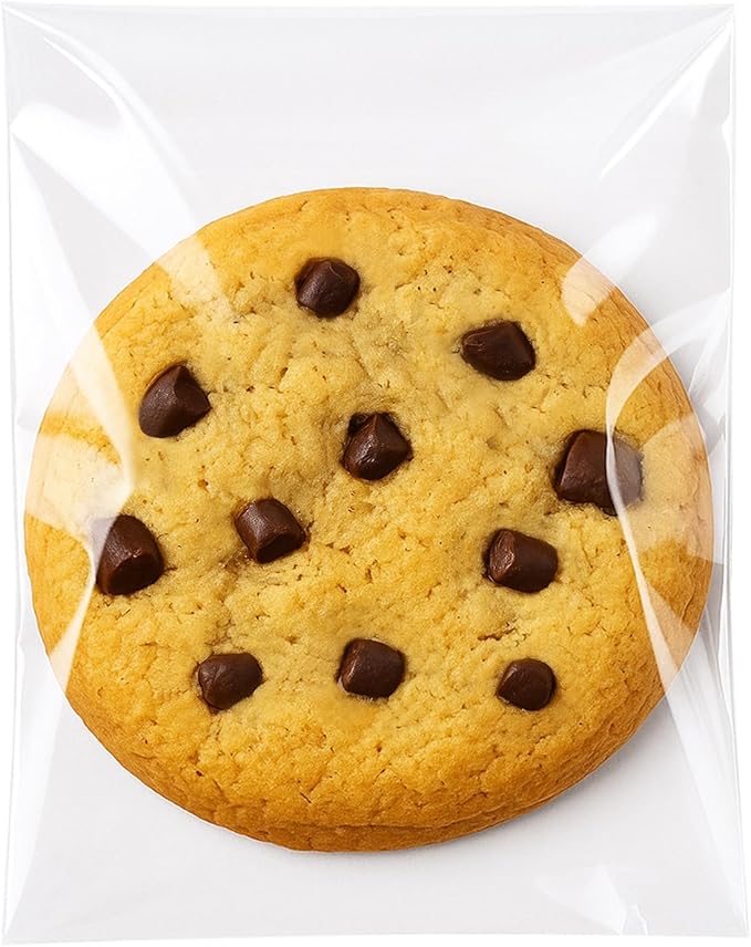 4x6 Inch Cookie Bags, 120 Pcs Clear Self Sealing Cellophane Treat Bags for Candy, Jewelry, Gift Wrapping, Party Favors, Crafts, Cookie Wrappers Self Adhesive