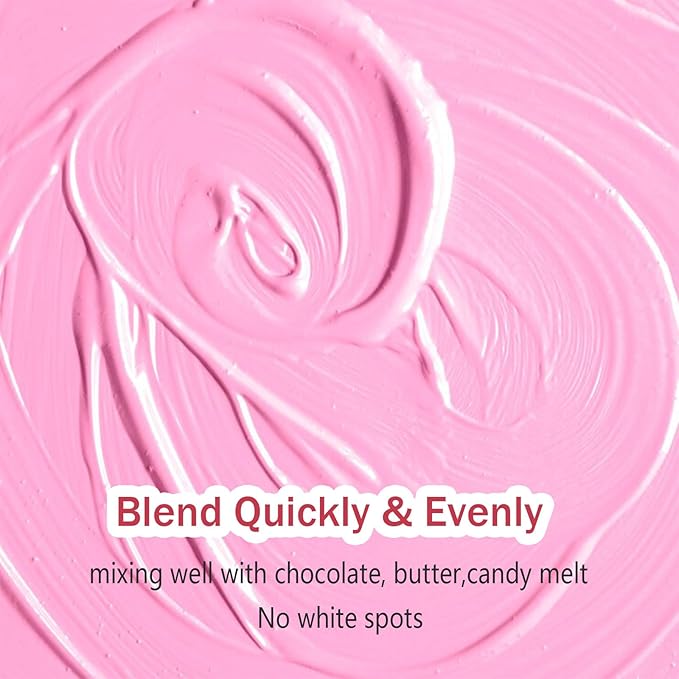 Pink Oil Based Food Coloring for Chocolates Melts - 30ML Tasteless Liquid Edible Oils Food Dye Candy Cookies Decorating, Vivid Oil Food Color Baking Frosting Cake Decorations,Soap & Cosmetics, Non-GMO