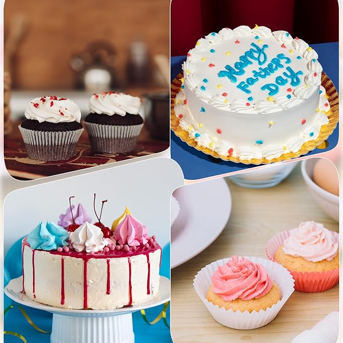 3 Pcs Open Star Cake Decorating Tip #21, Icing Piping Tip for Frosting, Open Star Icing Tips for Cake Decorating