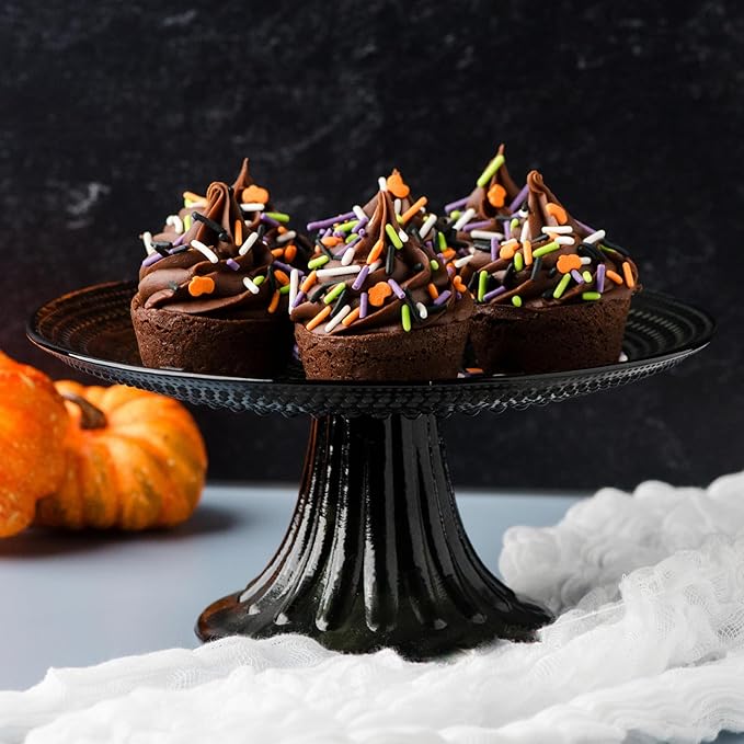 Sweets Indeed Bulk Halloween Sprinklefetti Mix – 1.2 lb Jar | Edible Sprinkles in Orange, Purple, Green, White & Black | Bulk Sprinkle Mix for Cookies, Cupcakes, Cakes & Party Desserts