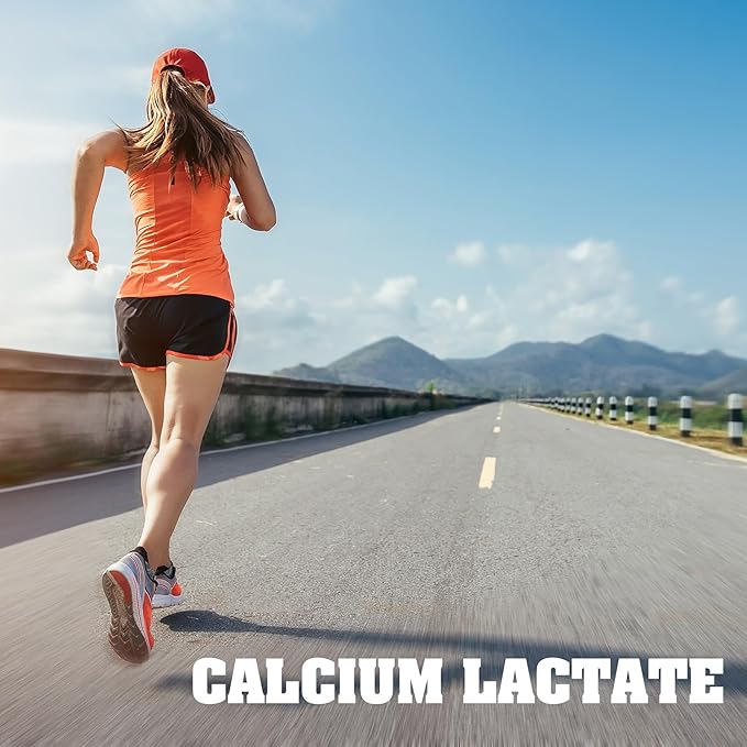 Calcium Lactate Powder 6oz - Pure Food-Grade Calcium Lactate, Non-GMO Food Stabilizer for Baking, Cooking, Neutralize Acidity, Bulking Agent, Breads, Pastries, Ice Cream, Jellies, Dairy Products