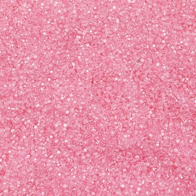 Sentovac Pink Sanding Sugar Sprinkles | Edible Pink Sprinkles for Cake Decorating | 1 Bottle 3.2oz Cookie Decorating Celebrations Wedding Shower Party Chirstmas Supplies