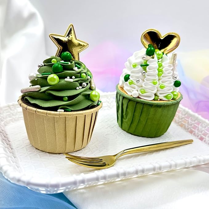 Sprinkles for Cake Decorating, Green and White Pearl Silver Jimmies St. Patrick’s Day Sprinkles Mix for Baking Cookies Cupcake Ice Cream