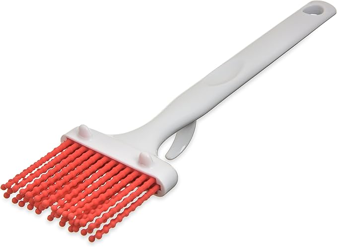 SPARTA 4040505 Silicone Basting Brush With Red Bristles, 3 Inches, Red, (Pack of 12)