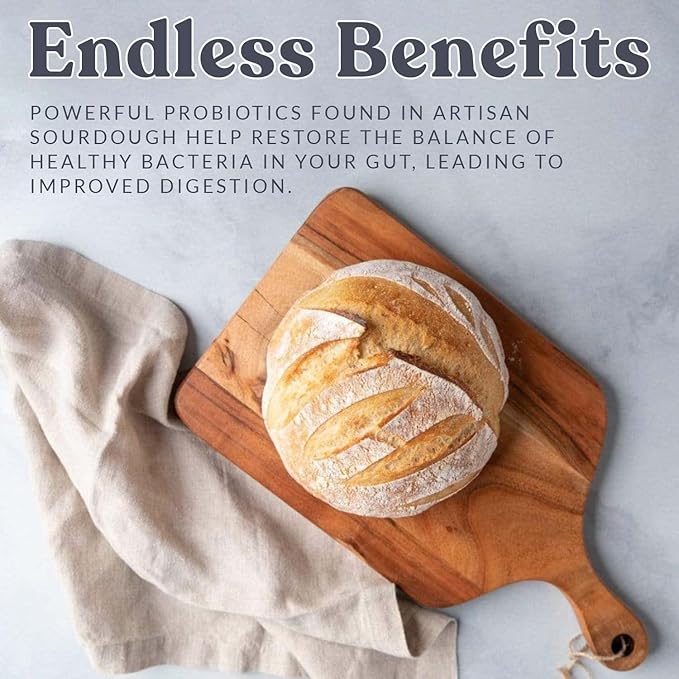 Artisan Sourdough Starter Culture | Dehydrated Starter for Bread Baking | Unbleached Rye Flour | Perfect for Beginners and Experienced Bakers | Gluten Sourdough Culture | Cultures for Health