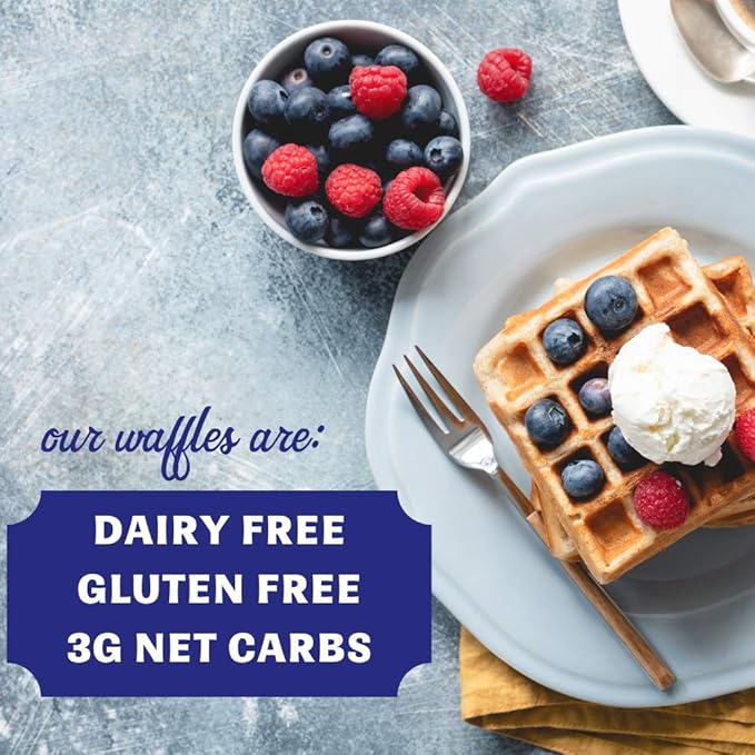 SWEET LOGIC Keto Pancake and Waffle Mix | Delicious Keto Baked Goods With Just 1-2G Net Carbs Per Serving | Gluten Free, Naturally Sweetened Low Carb, Diabetic Friendly
