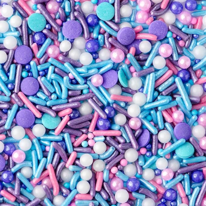 Sweets Indeed Sprinkles, Cupcake Edible Sprinkle Mix, Perfect for Cake Decorations, Baking, Ice Cream, Cookies, Cupcake Topper